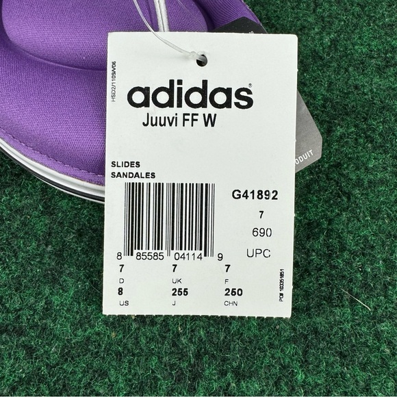 Adidas Fit Foam Juuvi Flip Flops Women's Size 9.5 Sandals Thong Purple (Men’s 8) - Picture 6 of 8